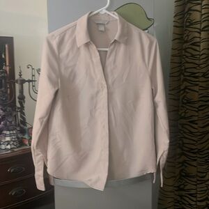 H&M pink blouse